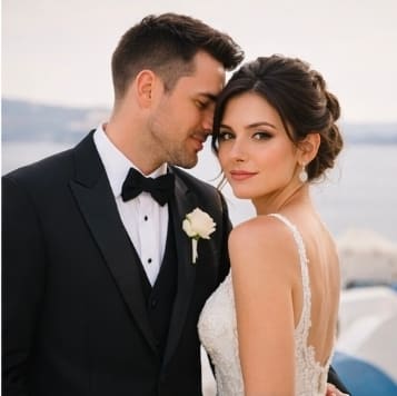 Luxury bride portrait by Panos Antoniou Weddings